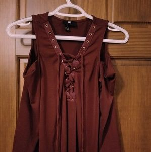 Shoulder Cut Out Top